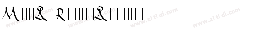 Mina Regular字体转换